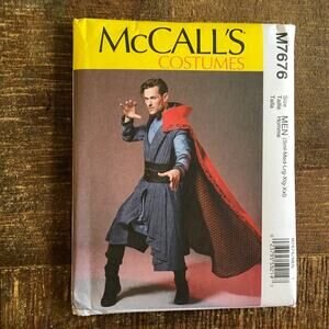 McCalls Sewing Pattern M7676 Mens Marvel Doctor Strange Costume S-2XL UNCUT